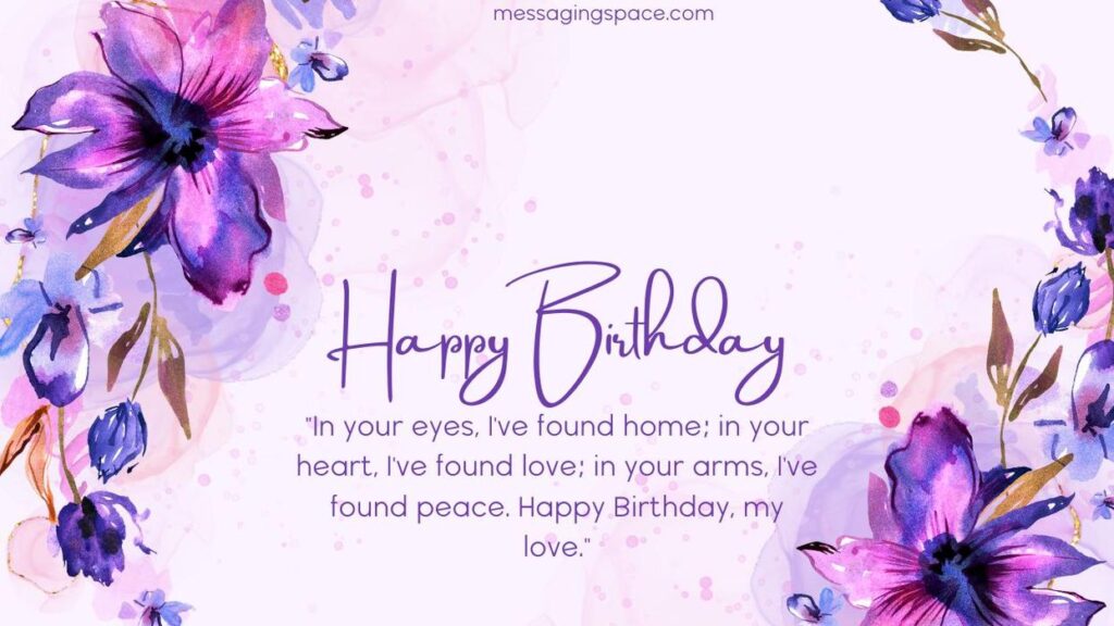 Romantic Happy Birthday Messages for Husband