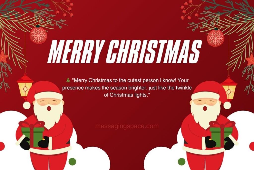 Cute Christmas Greetings for Crush