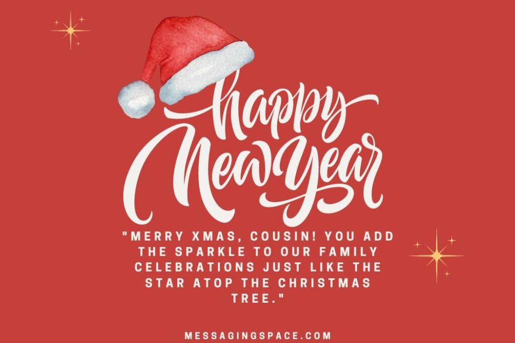 Cute Christmas Quotes for Male Cousin