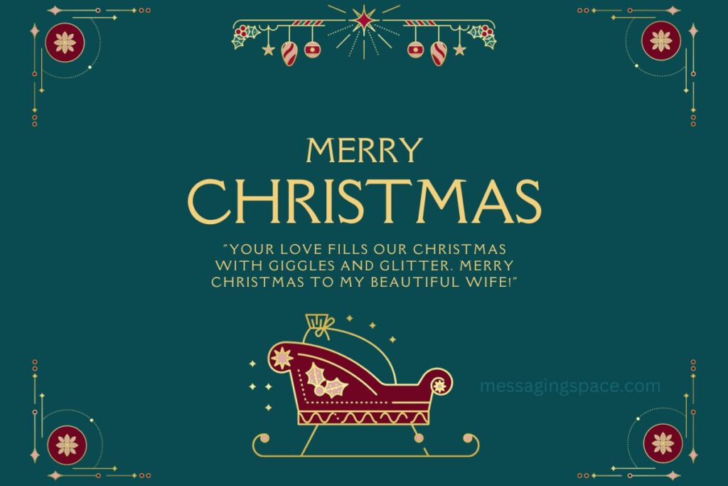 Cute Merry Christmas Text Quotes for Wife