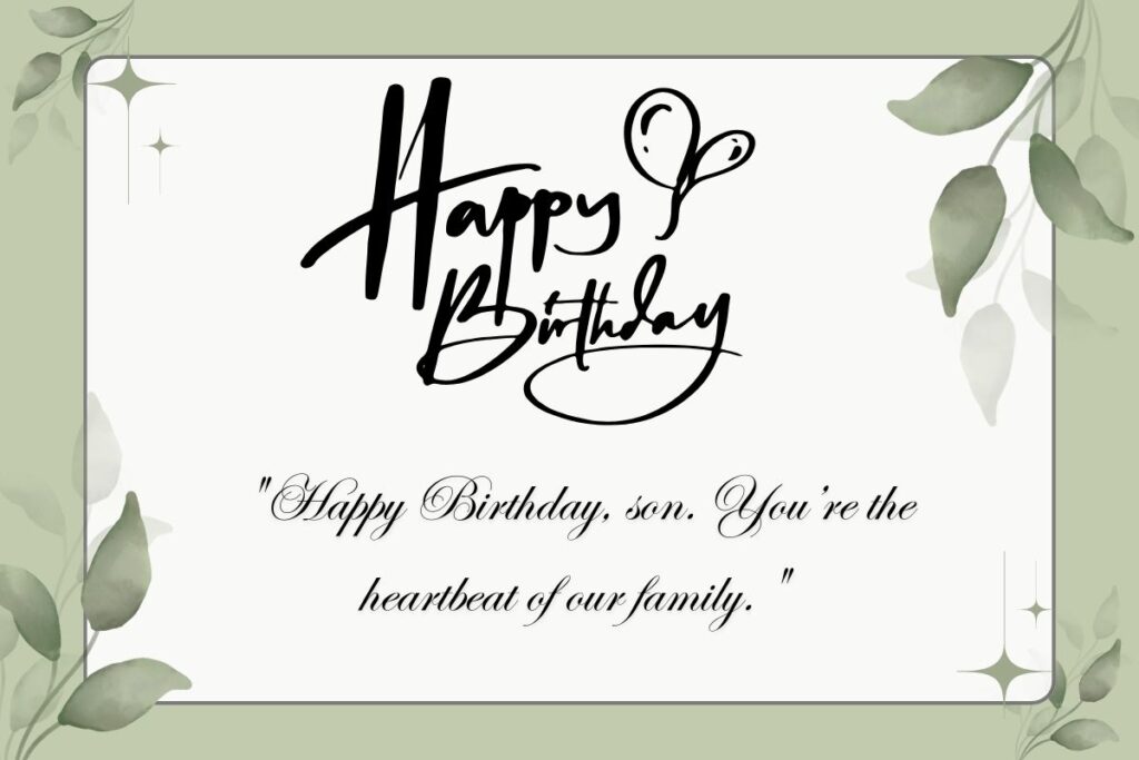 Happy Birthday Text Quotes for Son