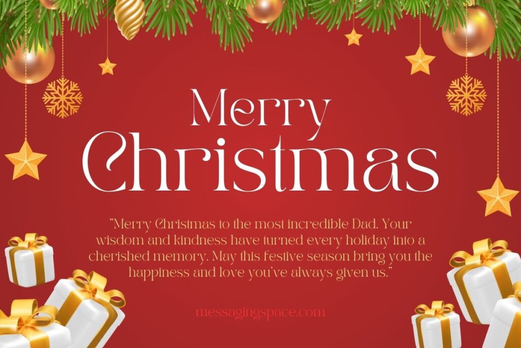 Long Merry Christmas Quotes for Dad