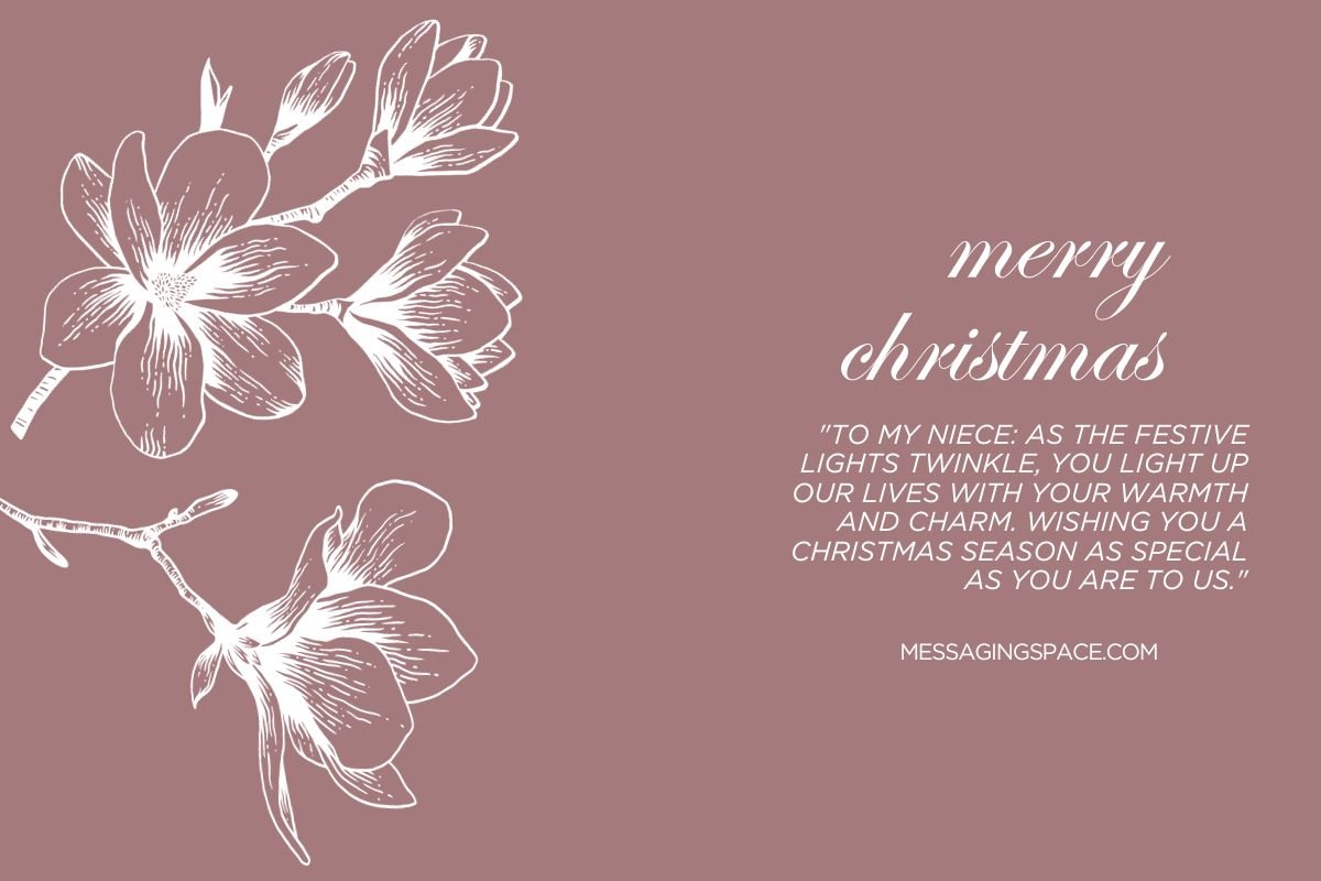 110+ Funny & Sweet Merry Christmas Wishes For Niece