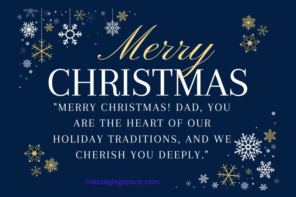 Meaningful Christmas Greetings for Father