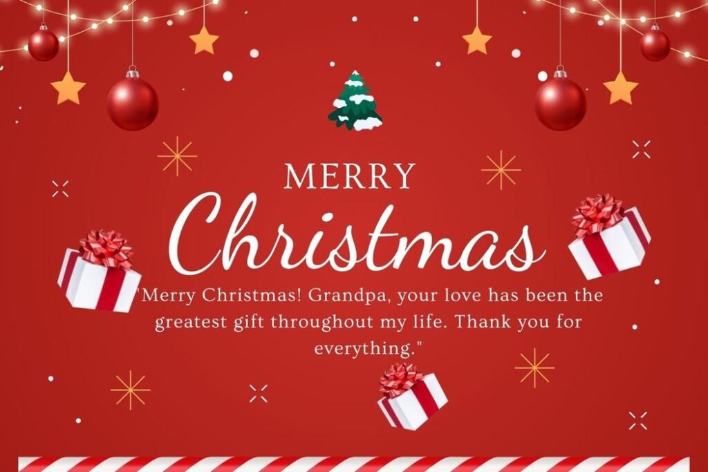 Meaningful Christmas Greetings for Grandpa