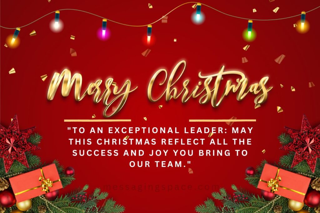 Meaningful Christmas Quotes for Boss