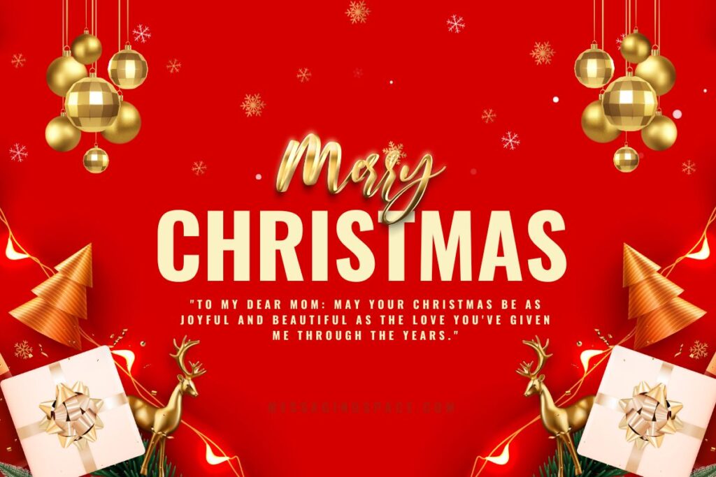 Merry Christmas Greetings For Mother