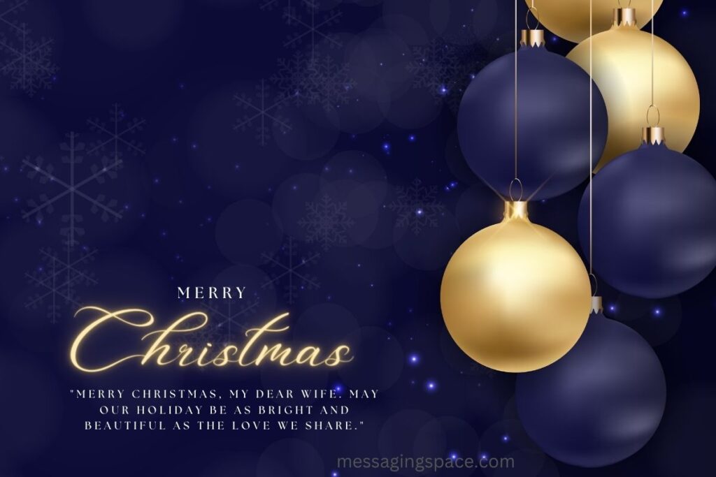 Merry Christmas Greetings For Wife
