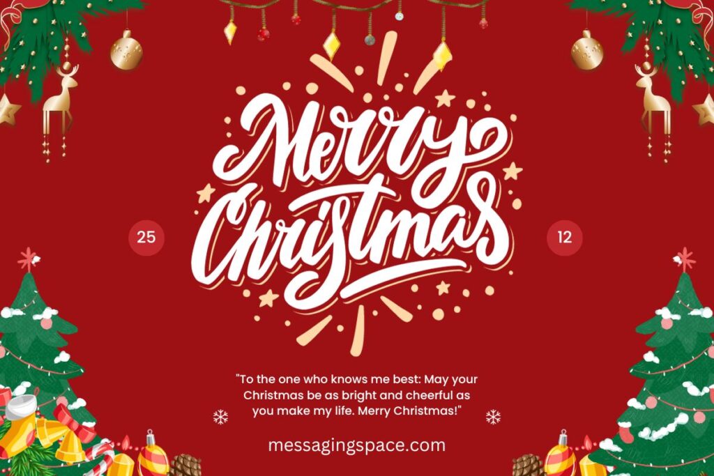 Merry Christmas Greetings for Best Friends