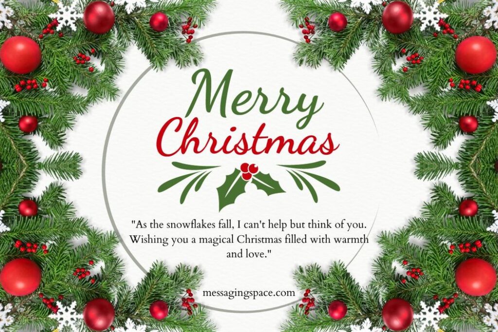Merry Christmas Messages for Girlfriend