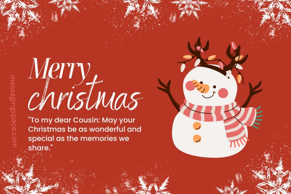 Merry Christmas Quotes For Female Cousin