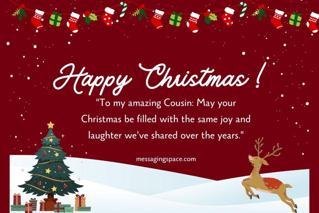 Merry Christmas Quotes For Male Cousin