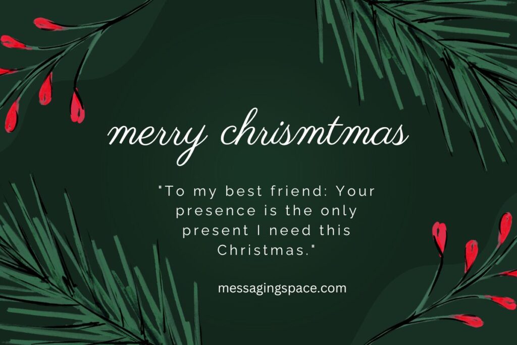 Merry Christmas Quotes for Best Friends