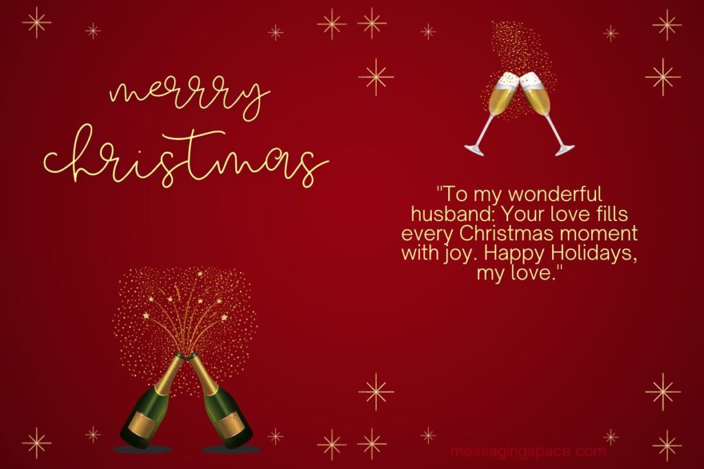 Merry Christmas Wishes For Husband