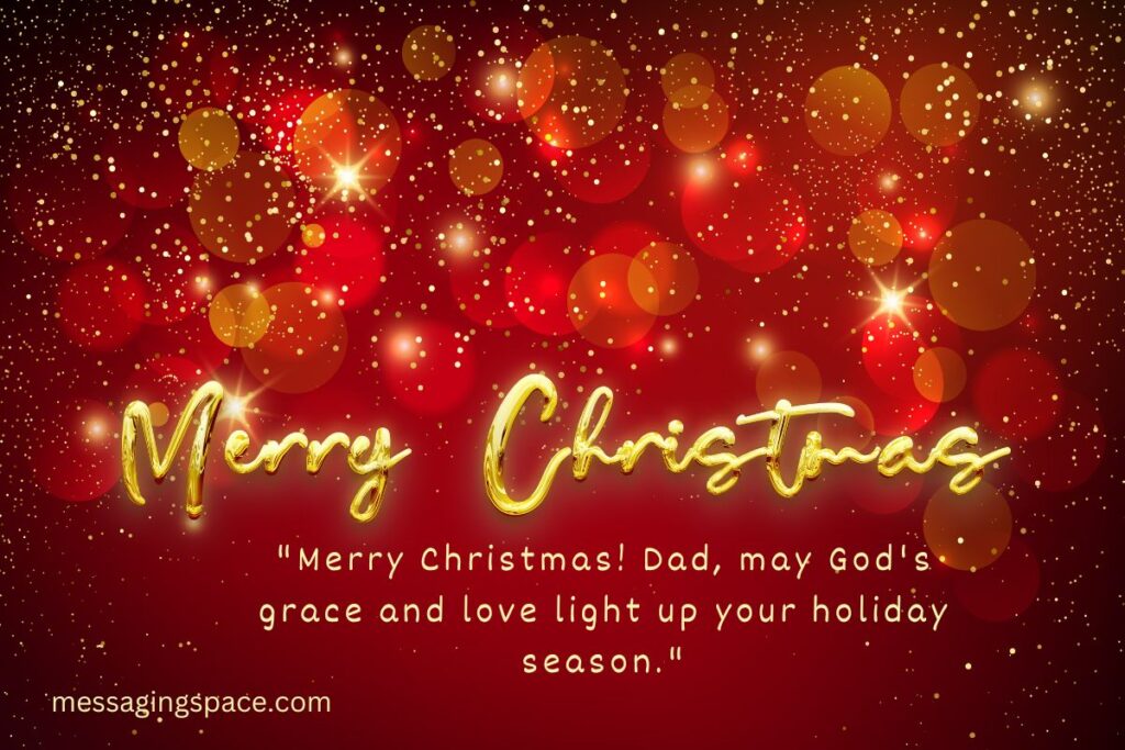 Religious Christmas Wishes for Father
