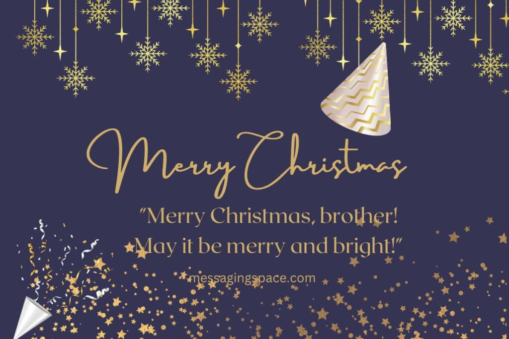 Short Christmas Greetings for Brother