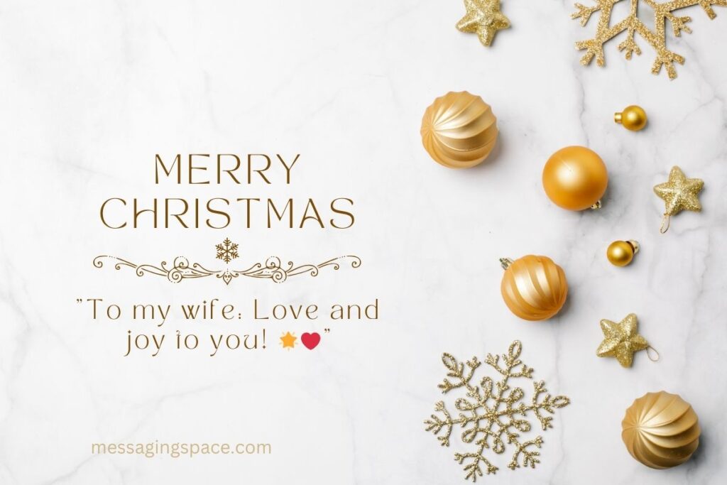 Short Christmas Messages for Wife