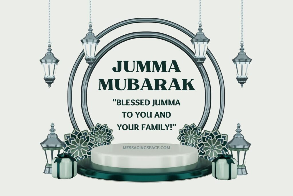 Short Jumma Mubarak Greetings for Friends