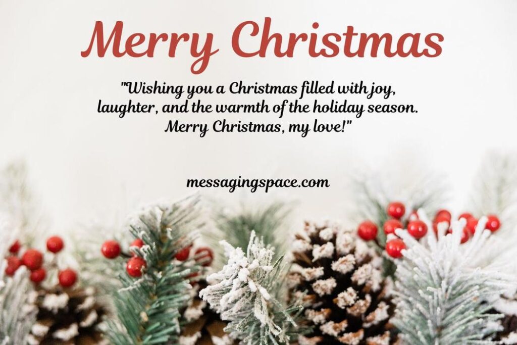 Short Merry Christmas Messages for Girlfriend