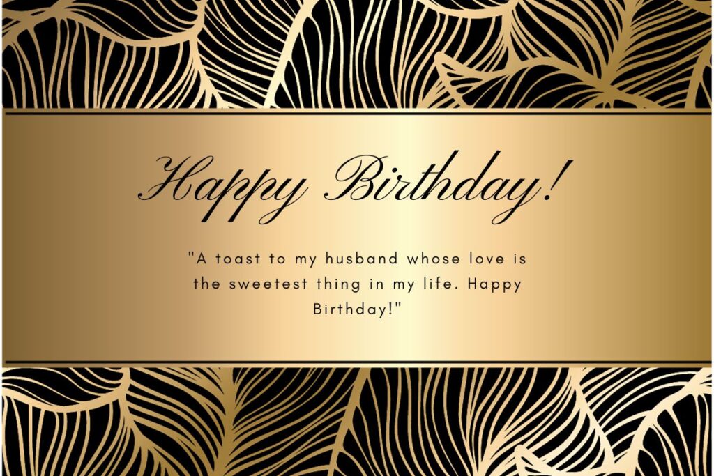 Sweet Birthday Text Wishes for Husband