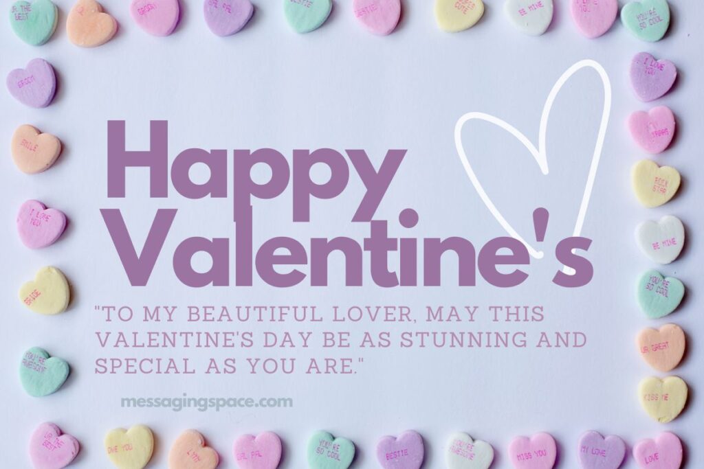 Beautiful Happy Valentine's Text Wishes for Lover