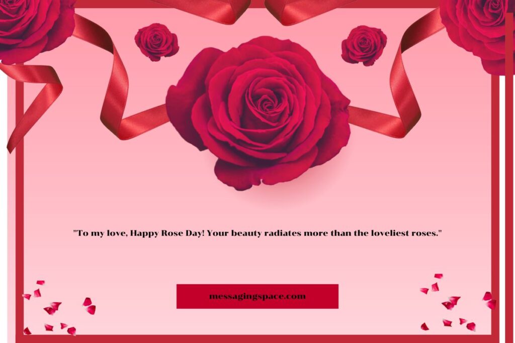 Beautiful Rose Day Text Wishes for Lover