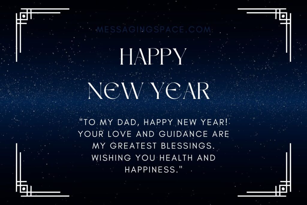 Happy New Year Messages For Father