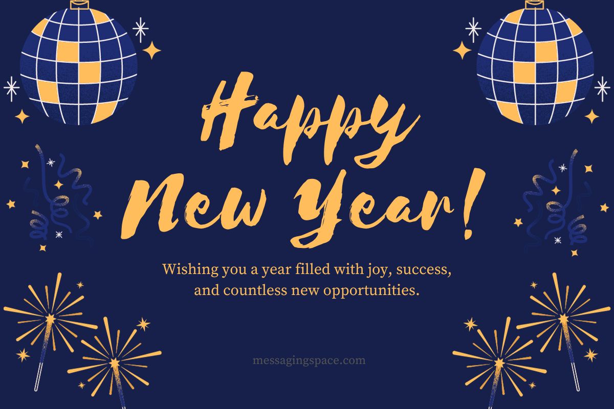 370+ Happy New Year Messages For Him, Wishes & Greetings