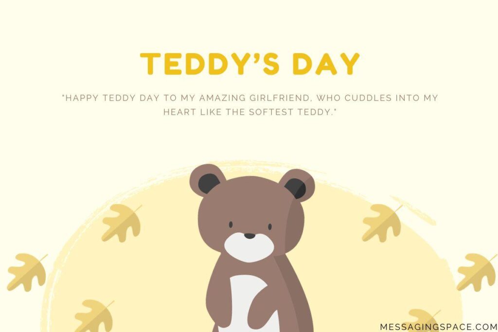 Happy Teddy Day Wishes for Girlfriend