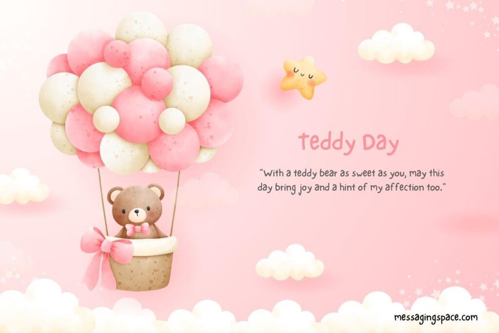 Heart Touching Teddy Day Greetings for Crush