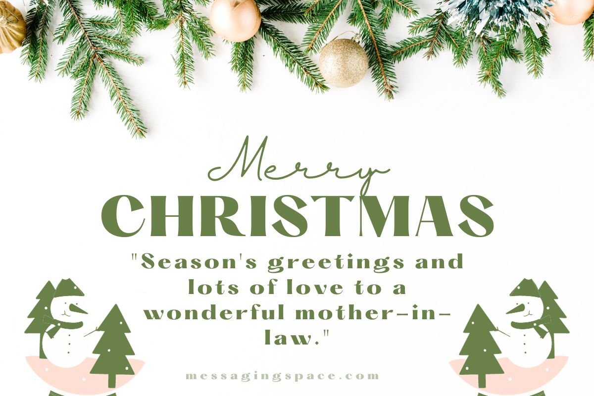 200+ Inspirational Merry Christmas Messages for Mother in Law