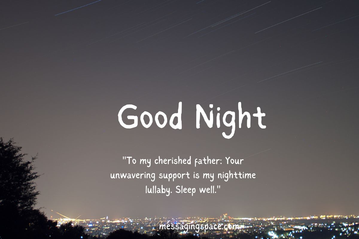 160+ Good Night Wishes for Father to Bring Comfort and Peace