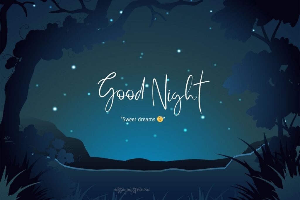 Short Good Night Text SMS for Fiance