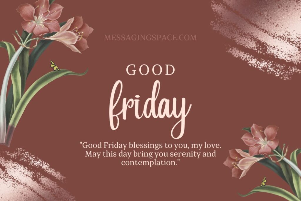Good Friday Text SMS For Girlfriend